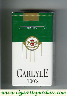 Carlyle 100s Menthol cigarettes